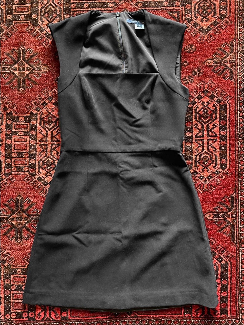 French Connection Whisper Ruth Square Neck Dress